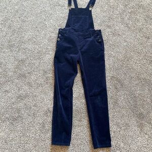 Dark Blue Corduroy Overalls
